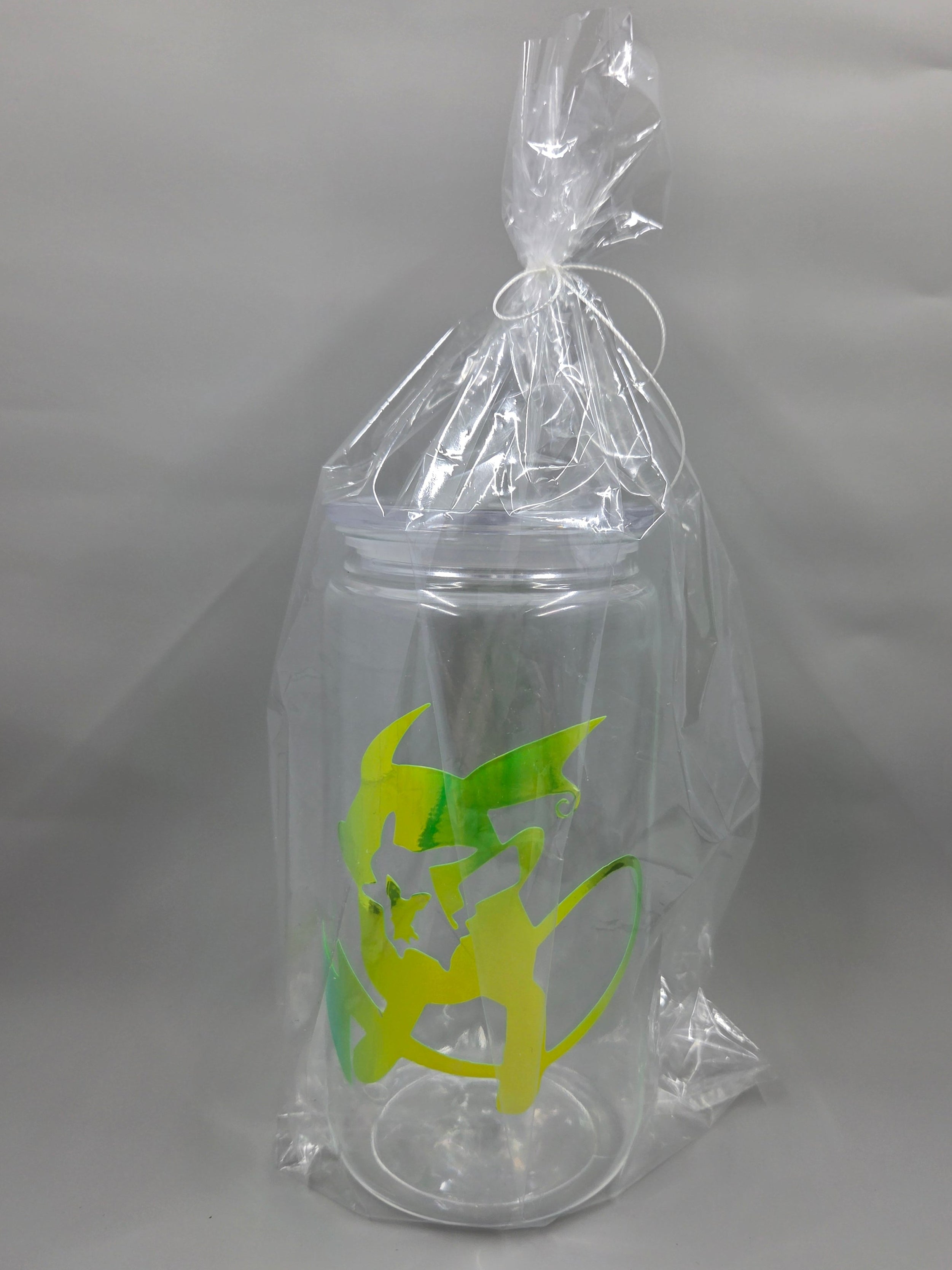 Elemental Essence Tumbler: Custom Pokémon Art & Crystal Clear Style