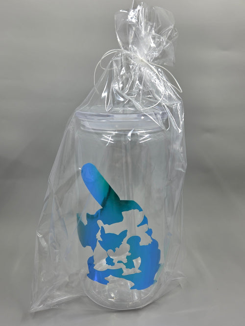 Elemental Essence Tumbler: Custom Pokémon Art & Crystal Clear Style