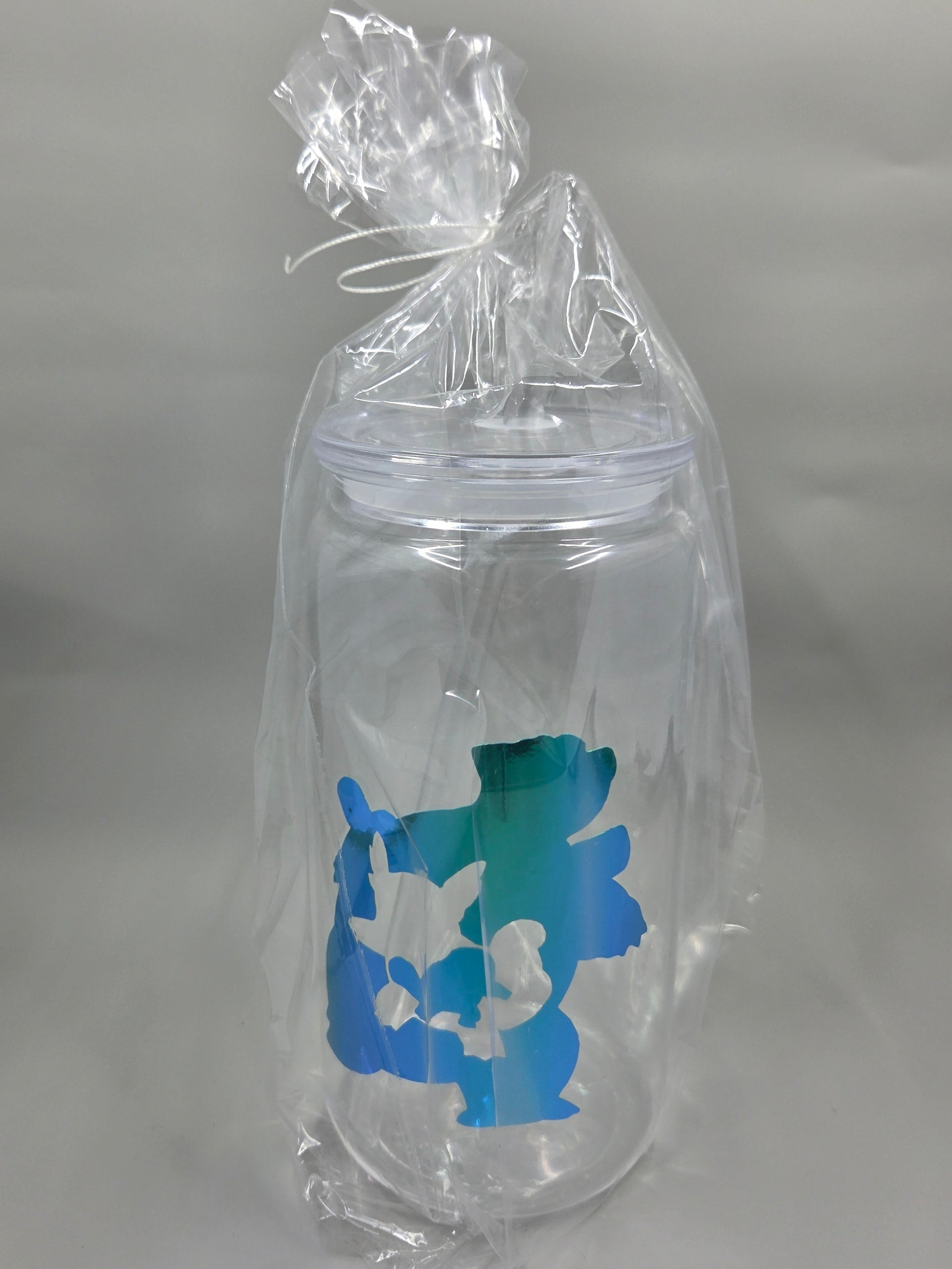 Elemental Essence Tumbler: Custom Pokémon Art & Crystal Clear Style