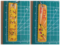 Embroidered Jet Key Tag